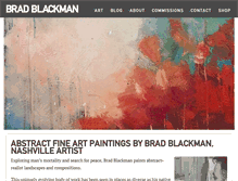 Tablet Screenshot of bradblackman.com